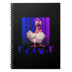 F-Caw-F Chicken Classic Simple Clean Notebook