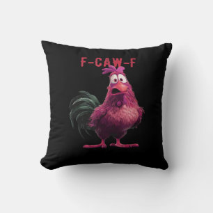 F-Caw-F-Chicken Essential Aesthetic Unique Throw Pillow