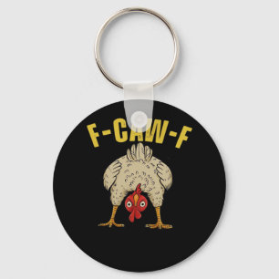 F-Caw-F-Chicken Essential Art Graphic Keychain