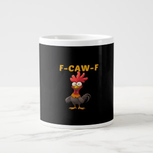 F-Caw-F-Chicken Essential Classic Cool Graphic Large Coffee Mug