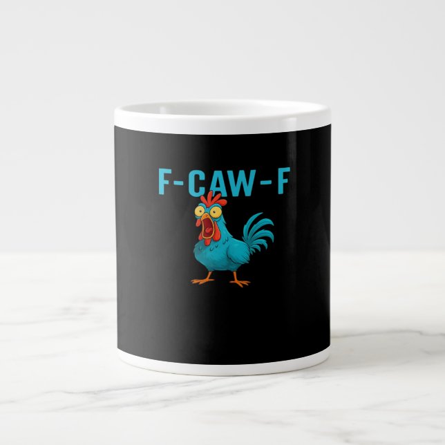 F-Caw-F-Chicken Essential Classic Style Large Coffee Mug (Front)