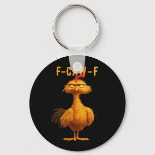F-Caw-F-Chicken Essential Minimal Clean Keychain