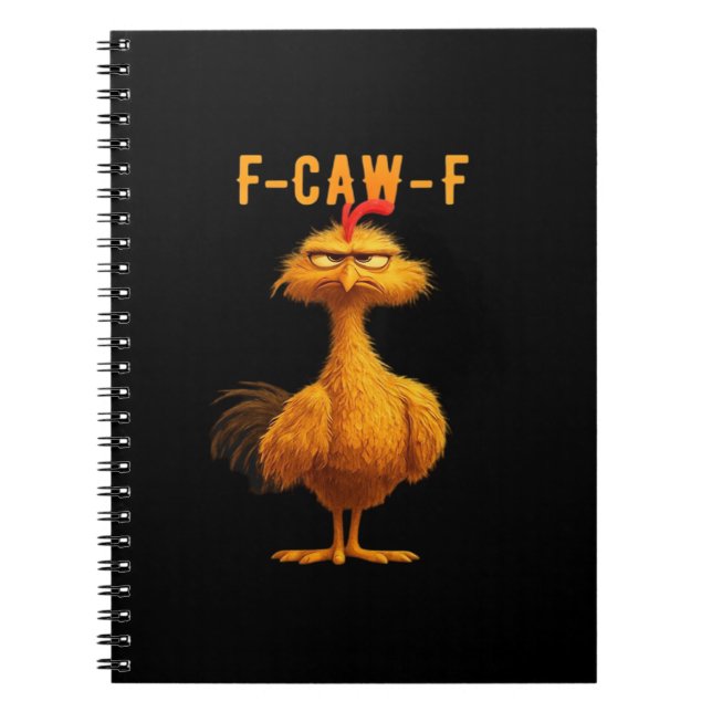 F-Caw-F-Chicken Essential Minimal Clean Notebook (Front)
