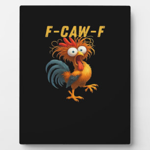 F-Caw-F-Chicken Essential Retro Classic Plaque