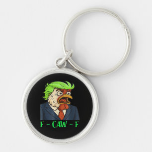 F-Caw-F Chicken Essential Simple Clean Keychain