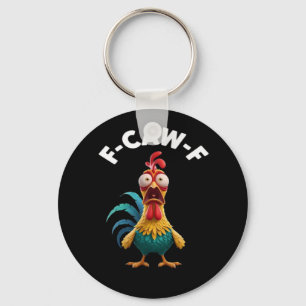 F-Caw-F Chicken F-Caw-F Chicken Classic Cool Uniqu Keychain