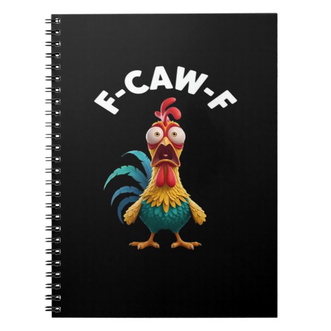 F-Caw-F Chicken F-Caw-F Chicken Classic Cool Uniqu Notebook (Front)