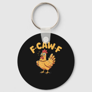 F-Caw-F Chicken F-Caw-F Chicken Vintage Style Keychain