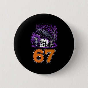 F-Caw-F Chicken Halloween Classic Funny Trendy 2 Inch Round Button