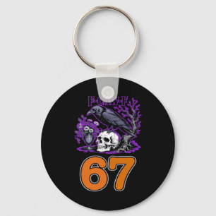 F-Caw-F Chicken Halloween Classic Funny Trendy Keychain