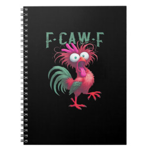 F-Caw-F Chicken Minimal Clean Notebook