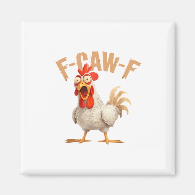 F-Caw-F Classic Aesthetic Style Magnet (Front)