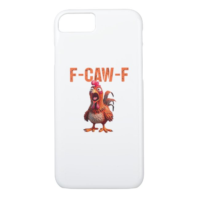 F-Caw-F Classic Basic Design Case-Mate iPhone Case (Back)