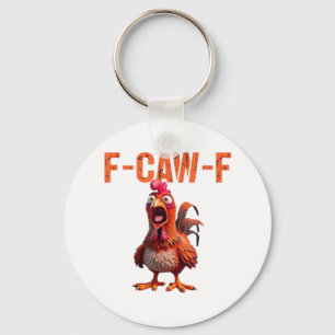 F-Caw-F Classic Basic Design Keychain