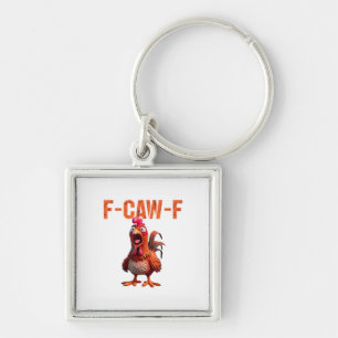 F-Caw-F Classic Basic Design Keychain