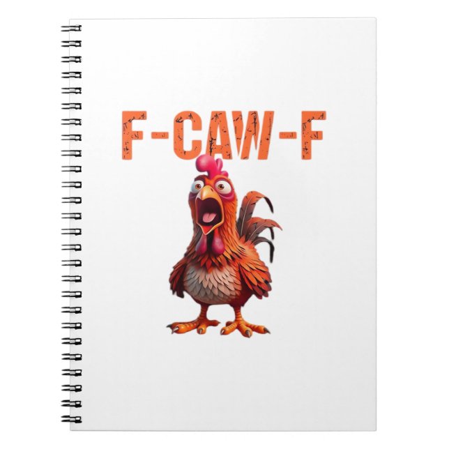 F-Caw-F Classic Basic Design Notebook (Front)