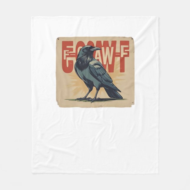 F-Caw-F Classic Classic Unique Fleece Blanket (Front)