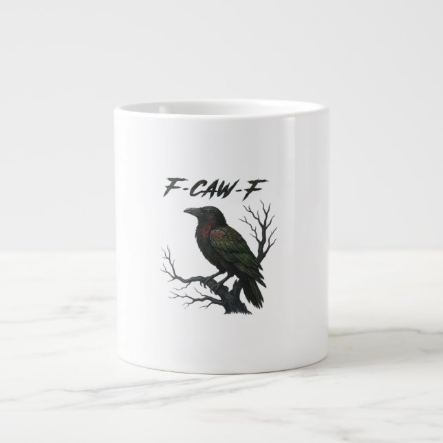 F-Caw-F Classic Cool Large Coffee Mug (Front)