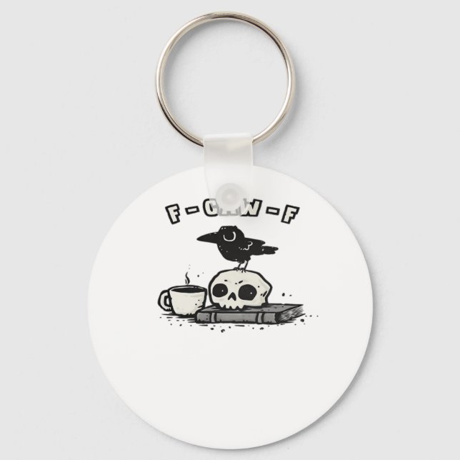 F-Caw-F Classic Cool Unique Keychain (Front)