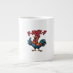 F-Caw-F Classic Cool Unique Large Coffee Mug