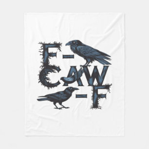 F-Caw-F Classic Creative Style Fleece Blanket