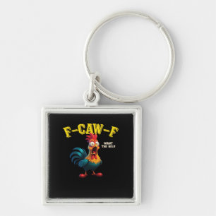 F Caw F Classic Design  Keychain