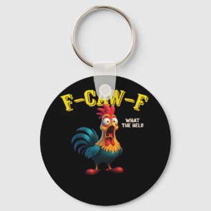 F Caw F Classic Design  Keychain
