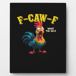 F Caw F Classic Design  Plaque