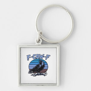 F-Caw-F Classic Funny Retro Keychain