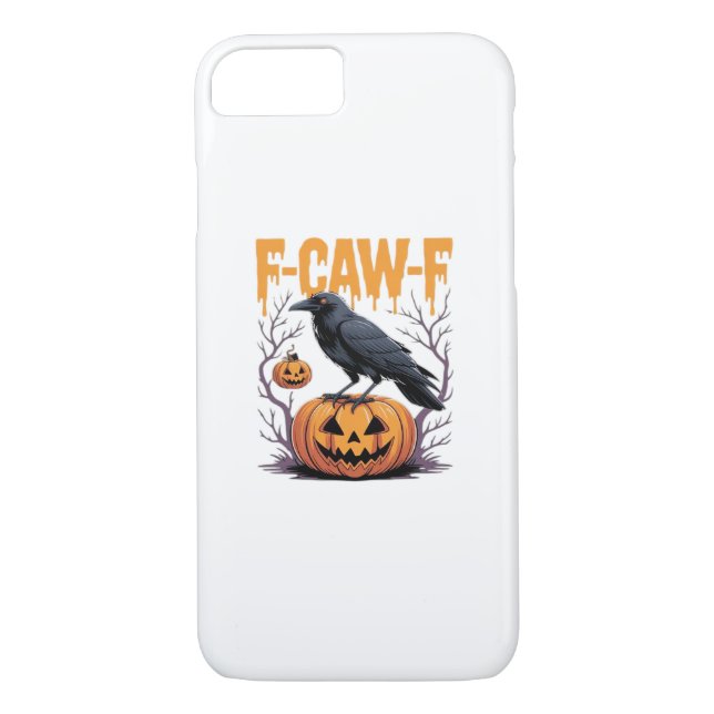 F-Caw-F Classic Halloween Raven Pumpkin Tee - Spoo Case-Mate iPhone Case (Back)
