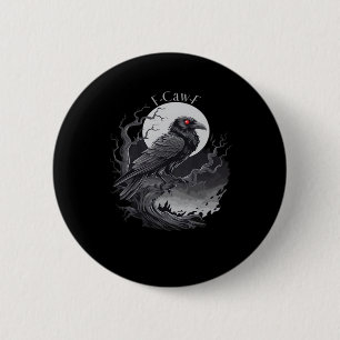 F-Caw-F Classic Minimal Clean 2 Inch Round Button