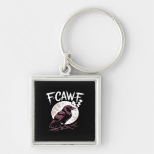 F-Caw-F Classic Minimal Clean Keychain
