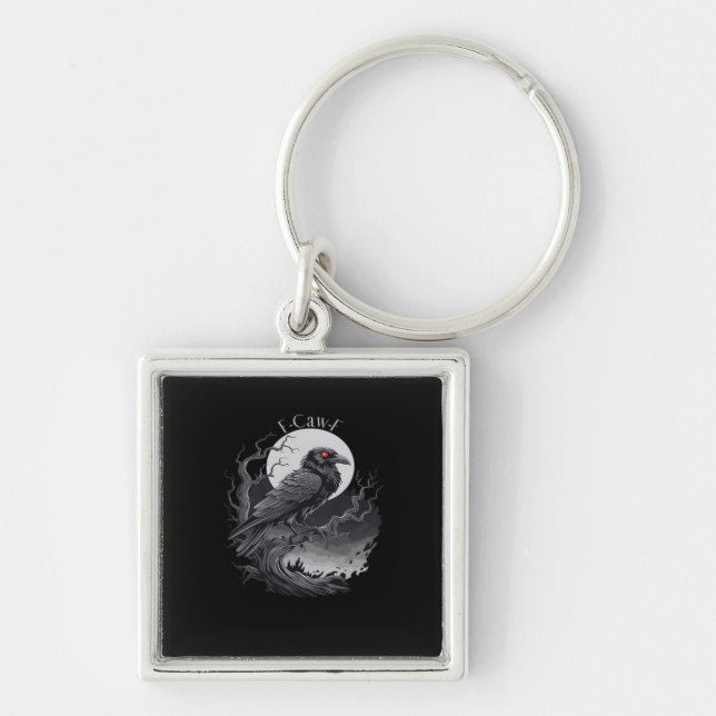 F-Caw-F Classic Minimal Clean Keychain (Front)