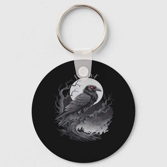 F-Caw-F Classic Minimal Clean Keychain (Front)