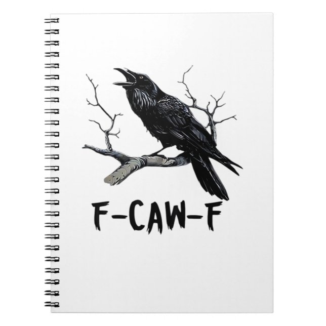 F-Caw-F Classic Minimal Clean Notebook (Front)