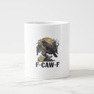 F-Caw-F Classic Minimal Design Large Coffee Mug