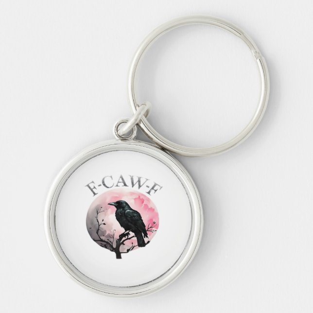 F-Caw-F Classic Retro Cool Keychain (Front)