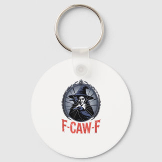 F-Caw-F Classic Retro Graphic Keychain