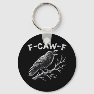 F-Caw-F Classic Retro Style Keychain