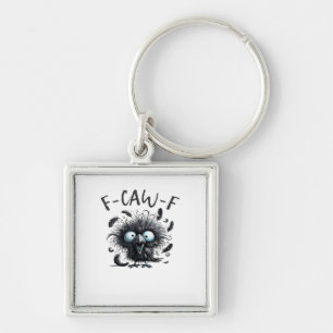 F-Caw-F Classic Retro Style Keychain