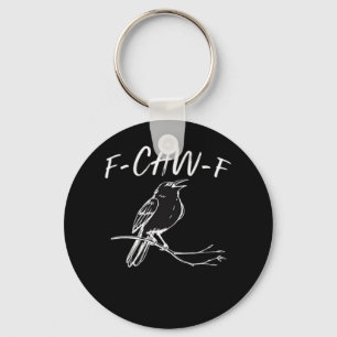 F-Caw-F Classic Retro Style Keychain