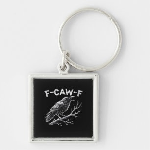 F-Caw-F Classic Retro Style Keychain