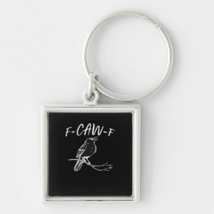 F-Caw-F Classic Retro Style Keychain
