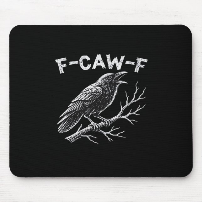 F-Caw-F Classic Retro Style Mouse Pad (Front)