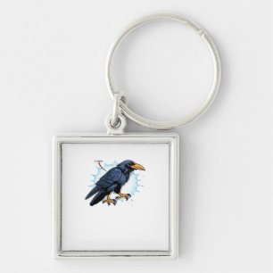 F-Caw-F Classic Simple Clean Keychain