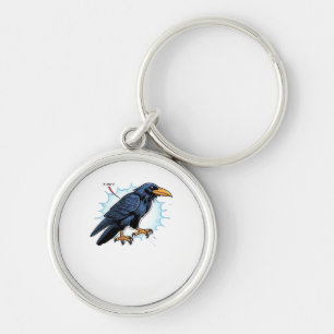 F-Caw-F Classic Simple Clean Keychain