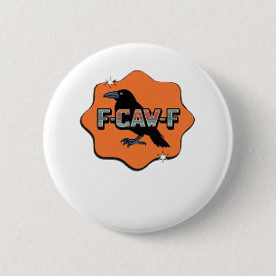 F-Caw-F Classic Trendy Casual 2 Inch Round Button