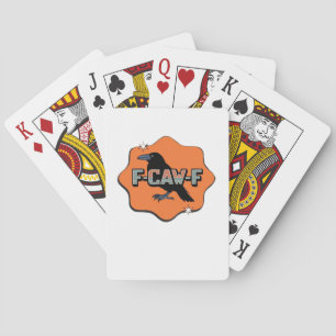 F Caw F Classic Trendy Casual Style Playing Cards