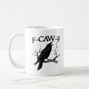F-Caw-F Classic Vintage Graphic Coffee Mug