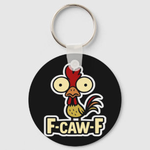 F-Caw-F Classic Vintage Graphic Keychain